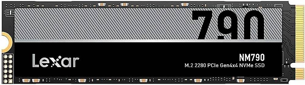 Lexar NM790 SSD, M.2 2280 PCIe Gen4x4 NVMe Internal SSD Black Lexar NM790 SSD, M.2 2280 PCIe Gen4x4 NVMe Internal SSD Black